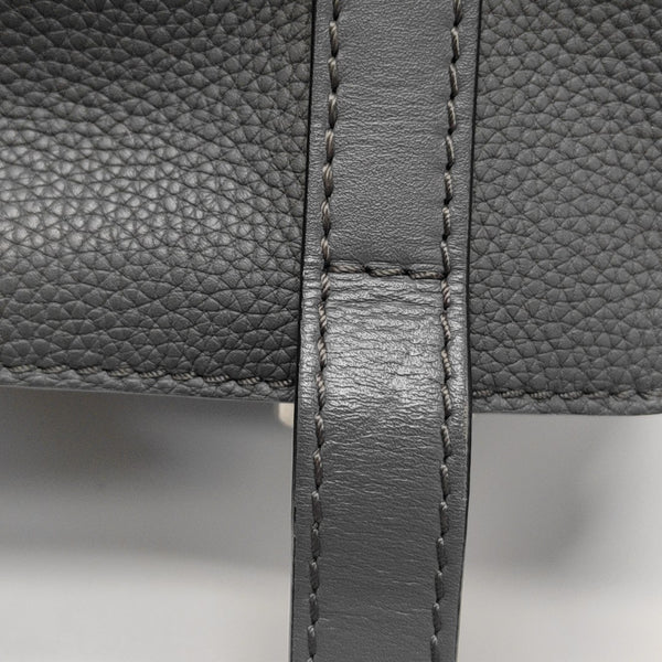 Calfskin Shoulder Bag Extra Small Gray