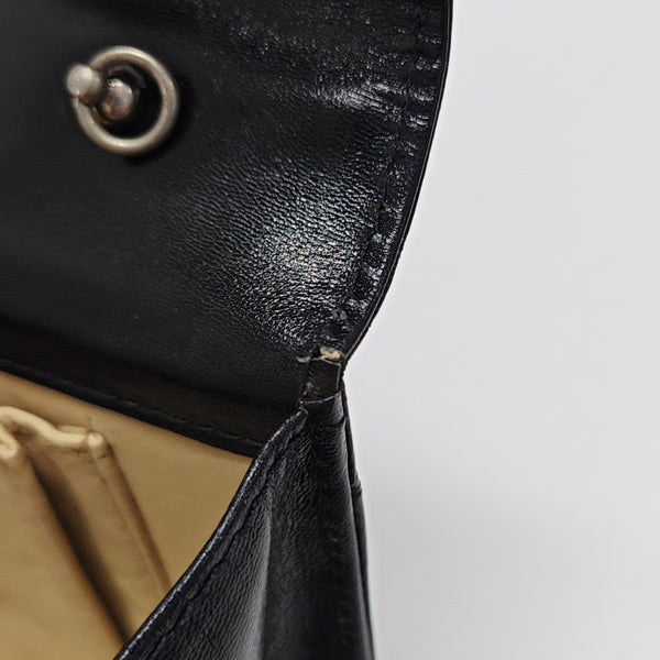 Calfskin Shoulder Bag Black