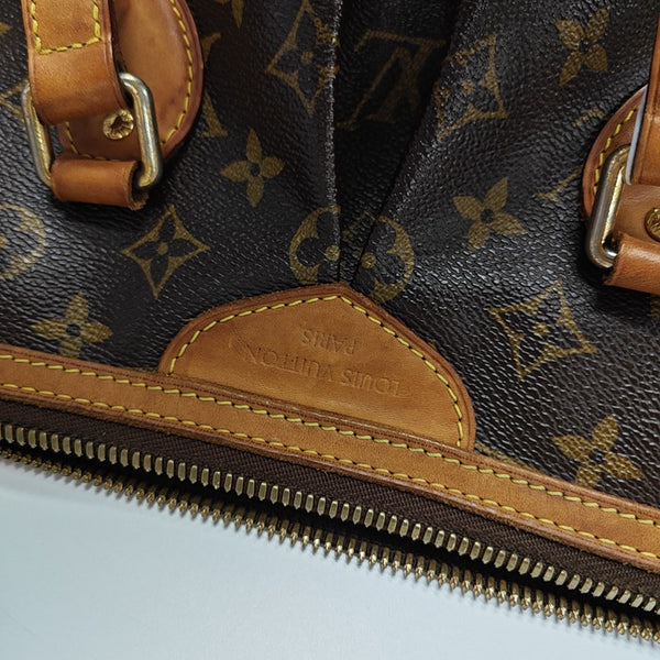 PALERMO PM Monogram Coated Canvas Brown