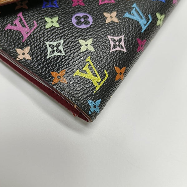 LV × TM KOALA Monogram Coated Canvas Black Wallet