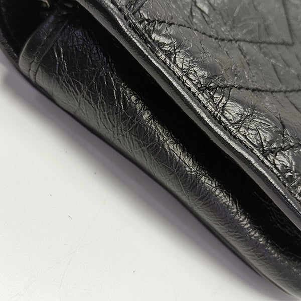 Authenticated pre-owned NIKI Mini Chevron, Quilted Calfskin Black - Shoulder Bag at Looply