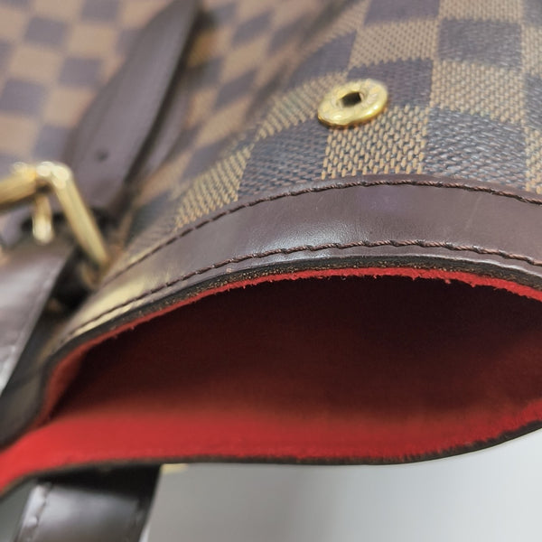 HAMPSTEAD GM Damier Ebene Coated Canvas Brown