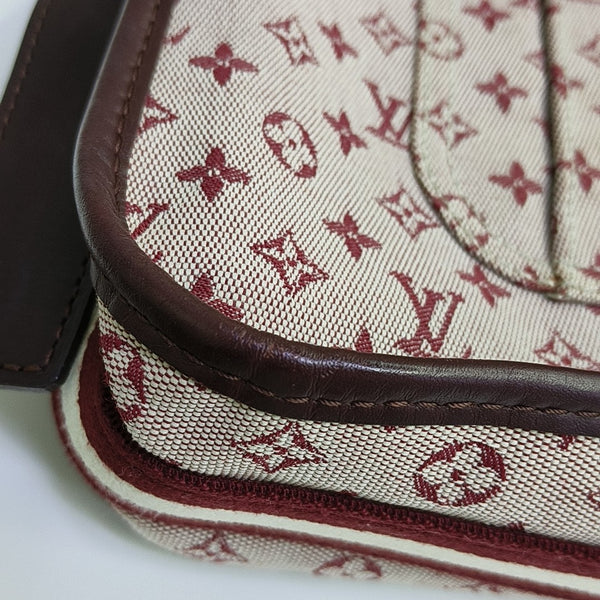 MARY KATE Monogram Canvas Red