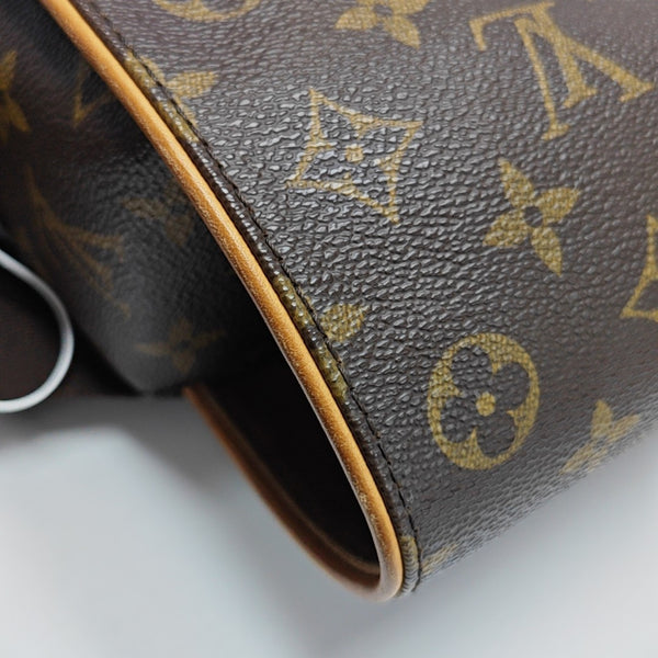 VALMY Monogram Coated Canvas Brown