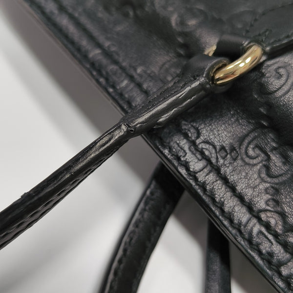 Microguccissima Monogram Calfskin Black