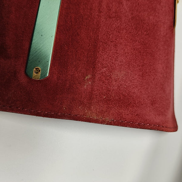 Calfskin Crossbody Bag Red