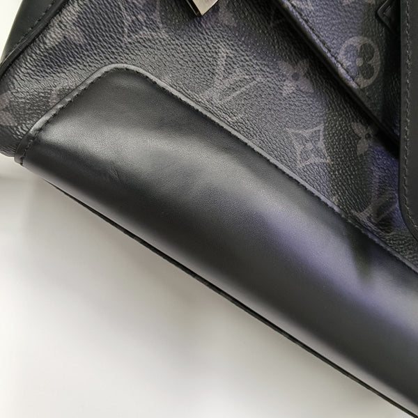 VOYAGER PM Monogram Coated Canvas Black