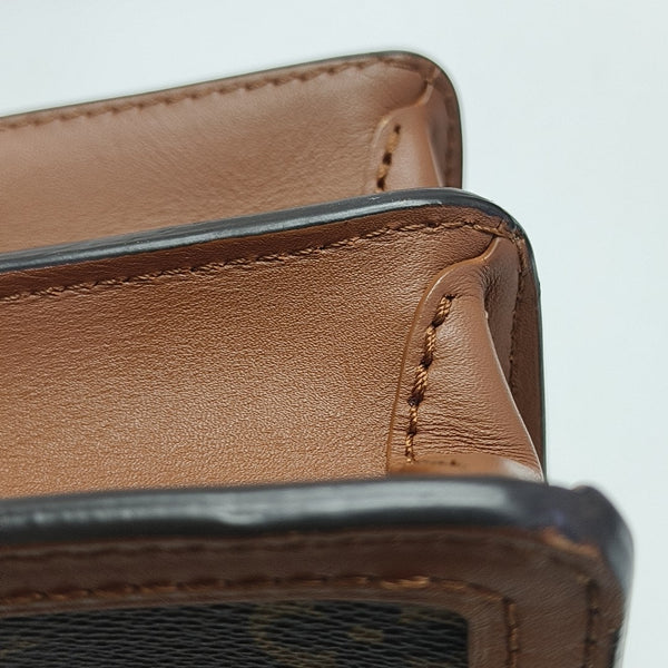 DAUPHINE Mini Monogram Coated Canvas Brown