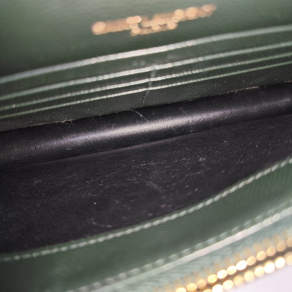 MONOGRAM WOC Chevron Calfskin Green