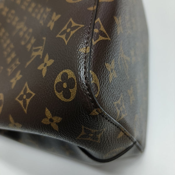 NÉONOÉ MM Monogram Coated Canvas Brown