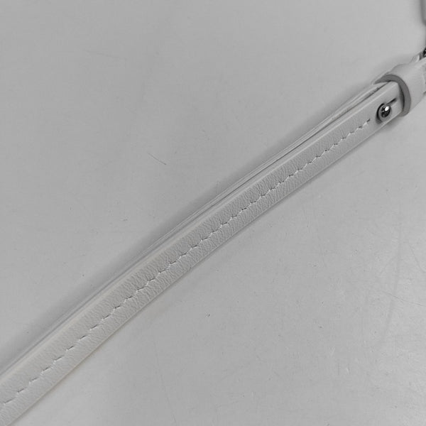 Patent Leather Shoulder Bag White