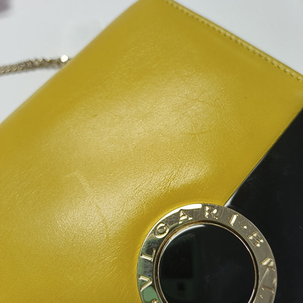 BVLGARI Calfskin Yellow