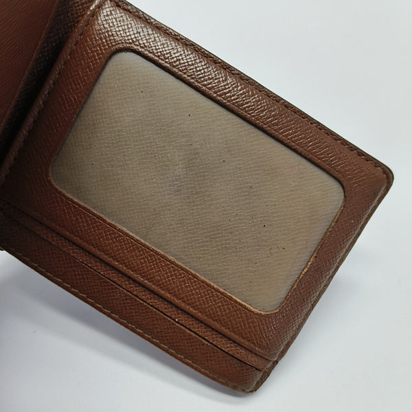 Monogram Coated Canvas Wallet Brown