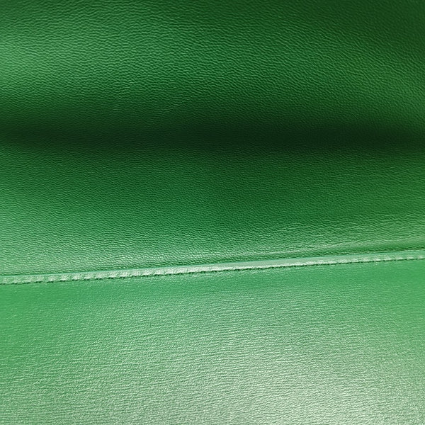 The Clip Calfskin Green