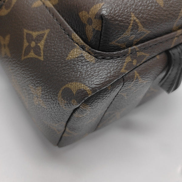 PALM SPRINGS Mini Monogram Coated Canvas Brown