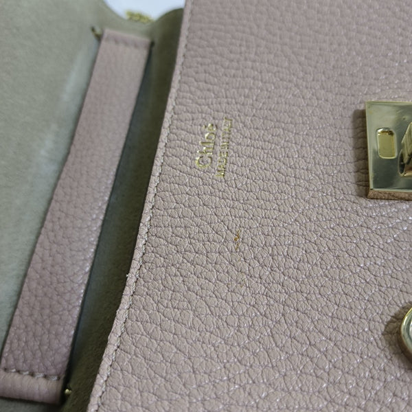 Drew Mini Calfskin Pink