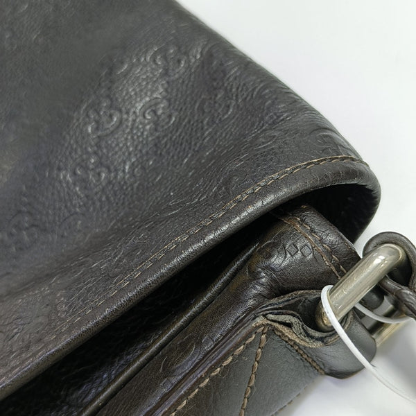 GG Imprime Monogram Calfskin Brown