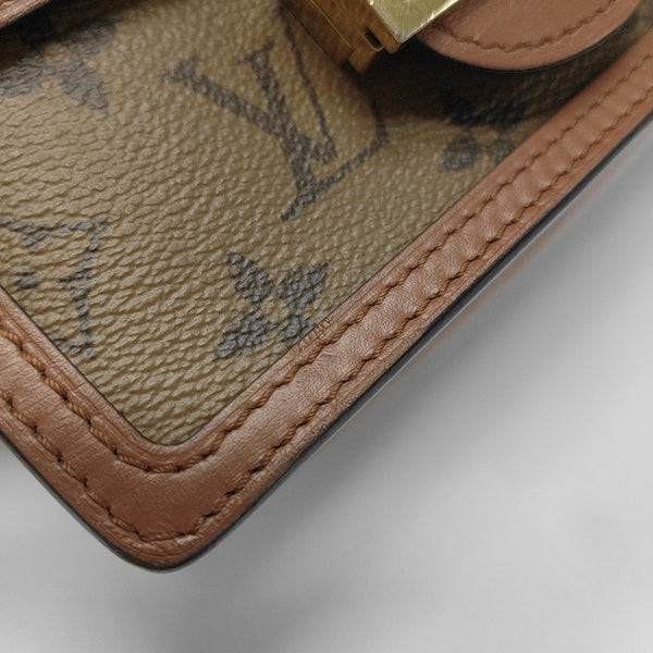 DAUPHINE WOC Monogram Coated Canvas Brown