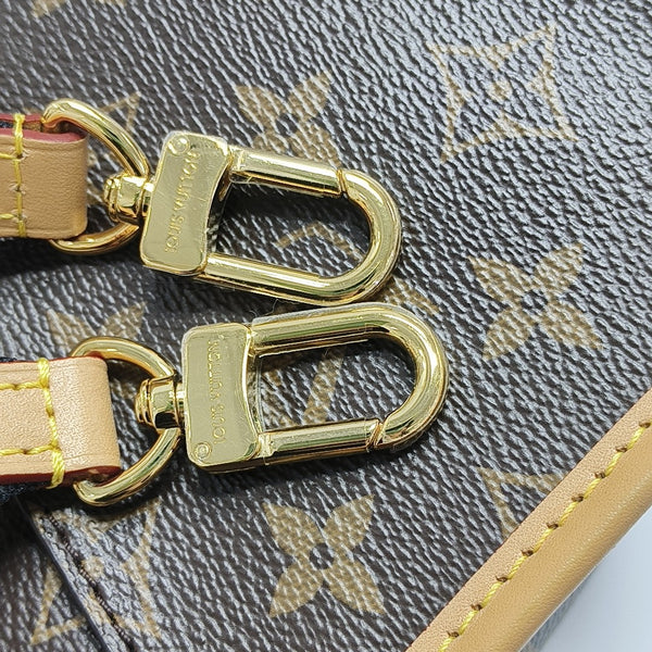 DIANE Monogram Coated Canvas Brown