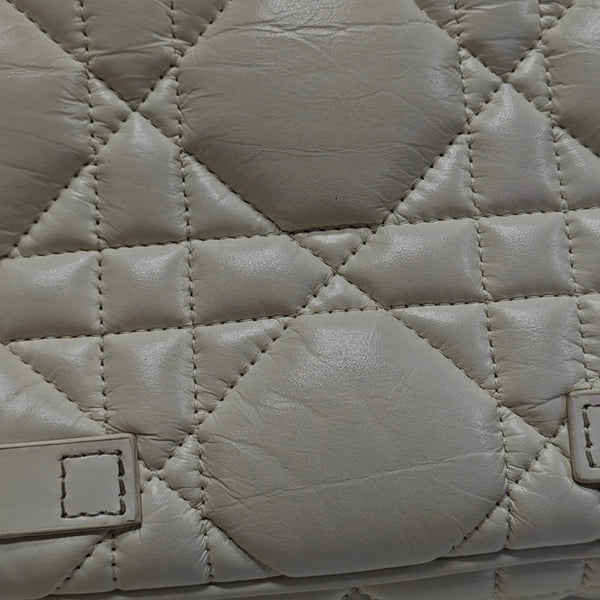 Diorcamp Small Cannage Calfskin White