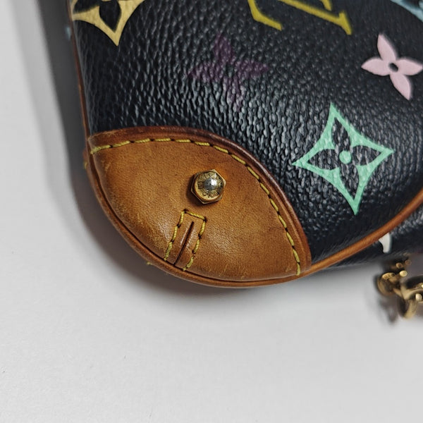 LV × TM VINTAGE MILLA Monogram Coated Canvas Black