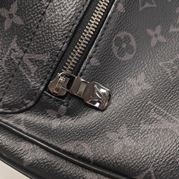 DISTRICT MM Monogram Coated Canvas Black