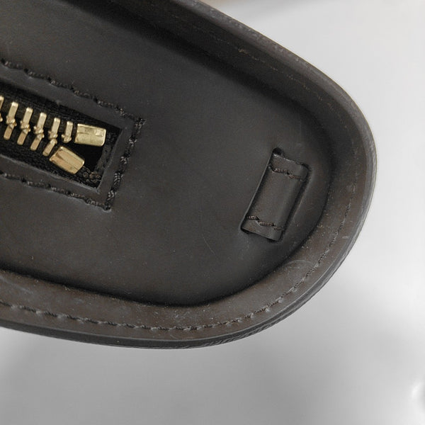 SAINT LOUIS Damier Ebene Coated Canvas Brown