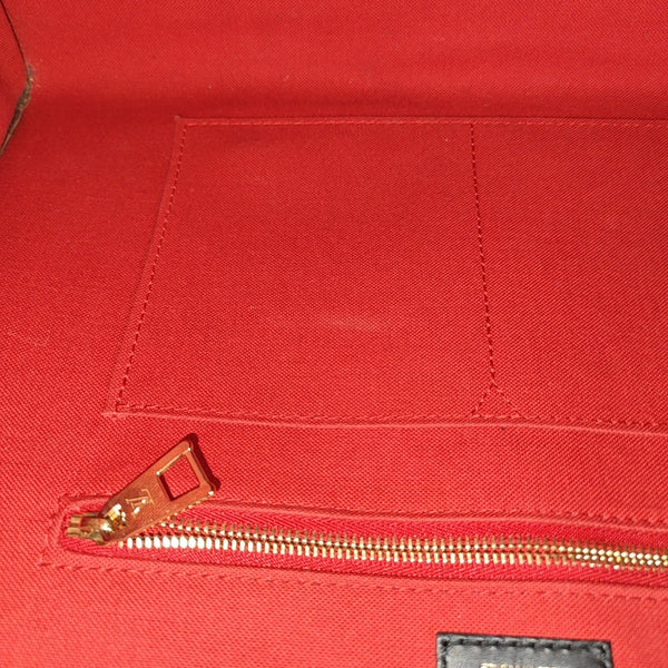 ONTHEGO MM Monogram Coated Canvas Brown