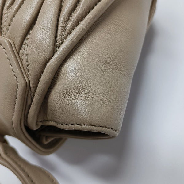 Matelassé Quilted Lambskin Beige