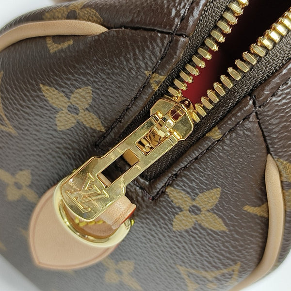 SPEEDY 20 Monogram Coated Canvas Brown