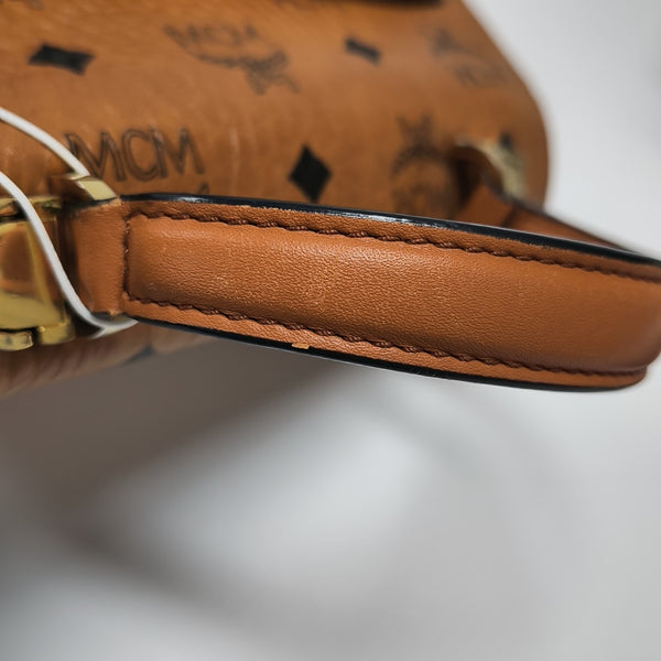 TRACY Small Monogram Coated Canvas Brown