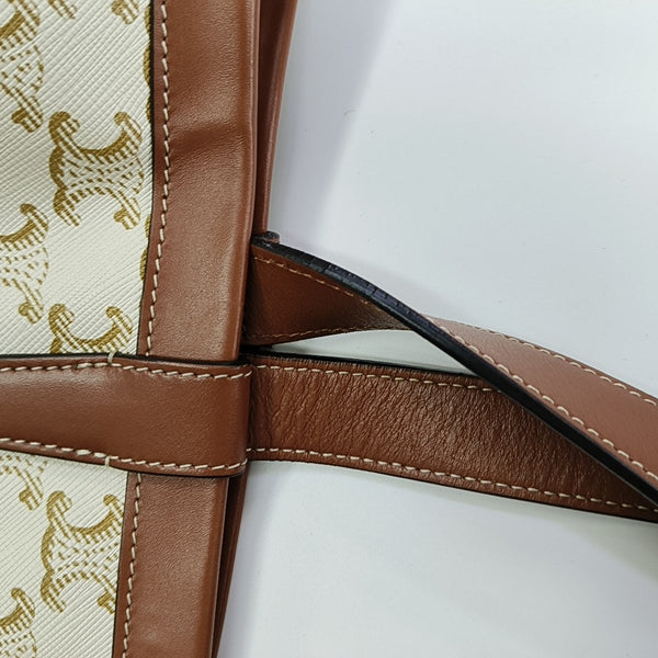 COUFFIN Large Coated Canvas White