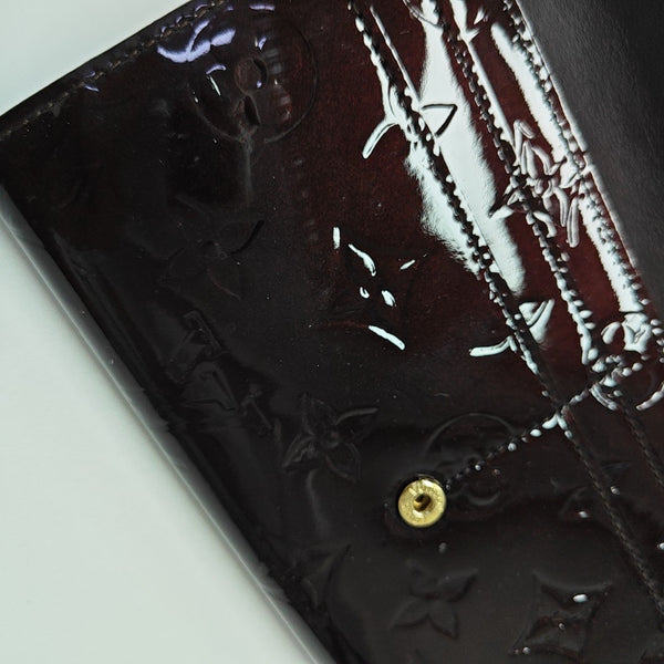 SARAH Patent Leather Red Wallet