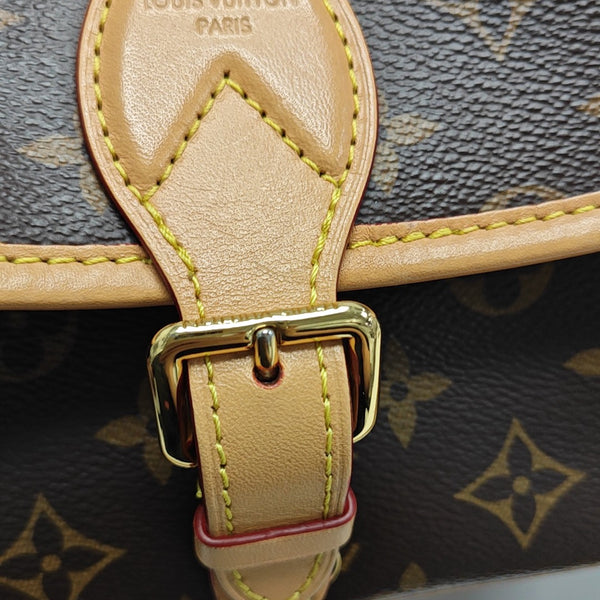 DIANE Monogram Coated Canvas Brown
