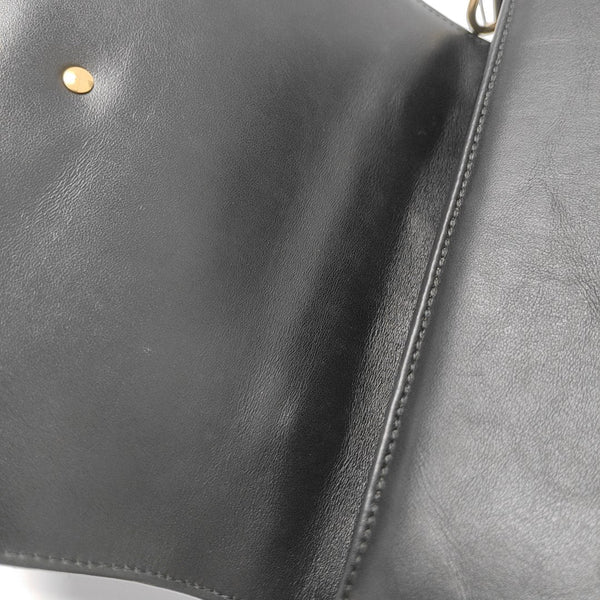 GG Marmont Small Quilted Calfskin Black