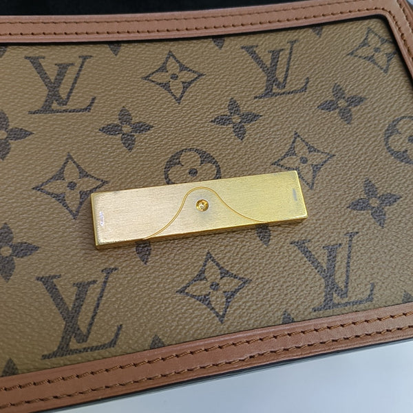 DAUPHINE Mini Monogram Coated Canvas Brown