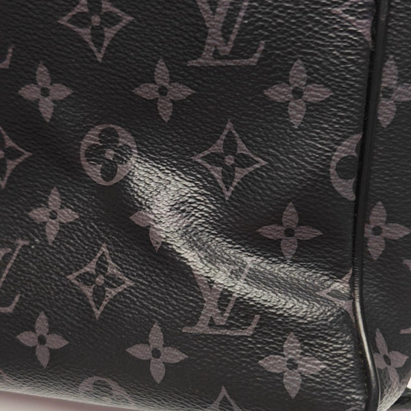 DISTRICT MM Monogram Coated Canvas Black