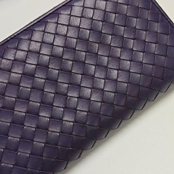 Lambskin Wallet Purple