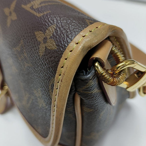 DIANE Monogram Coated Canvas Brown