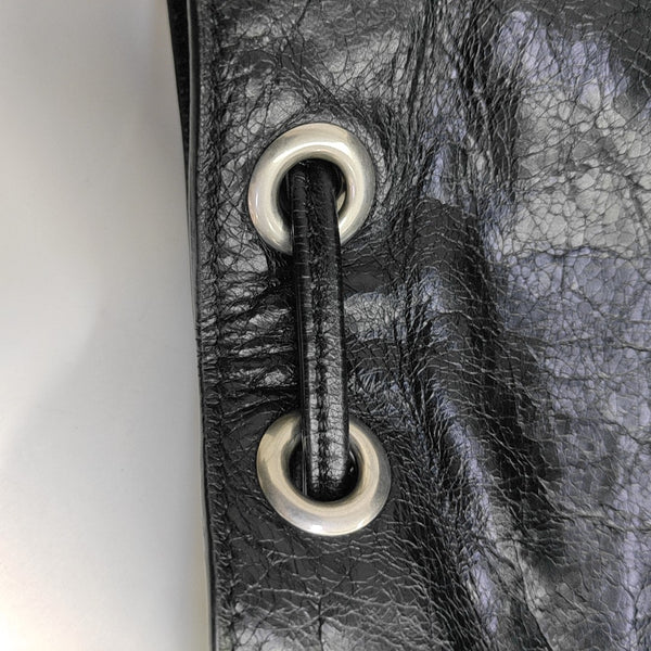 Calfskin Bucket Bag Black
