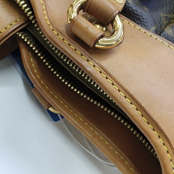 VINTAGE BOETIE PM Monogram Coated Canvas Brown