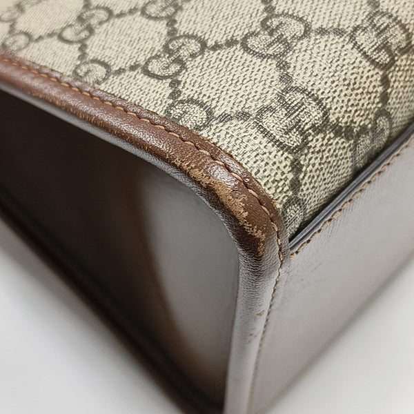 Retro Small Monogram Coated Canvas Brown