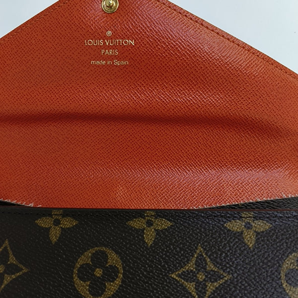 JOSÉPHINE Monogram Coated Canvas Brown Wallet