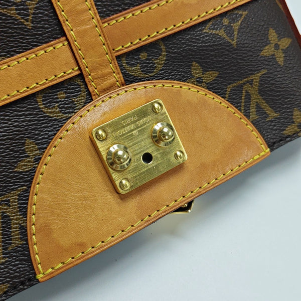 DUFFLE Monogram Coated Canvas Brown