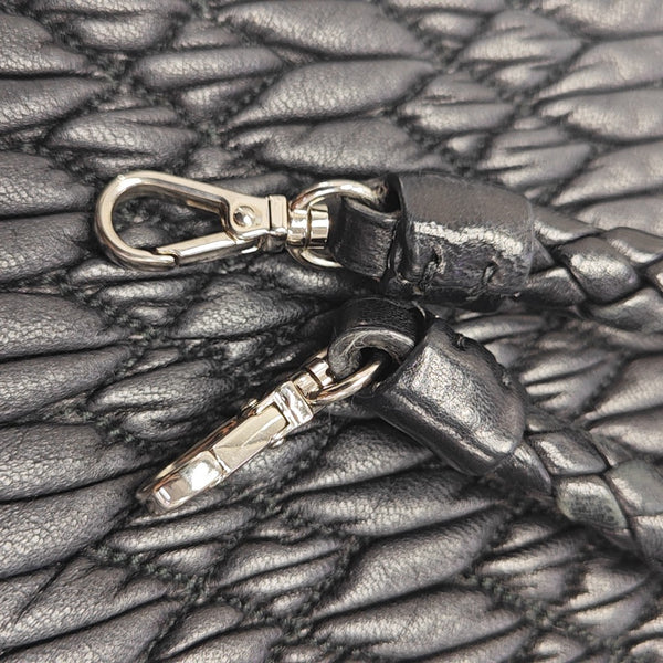 Crystal Lambskin Black