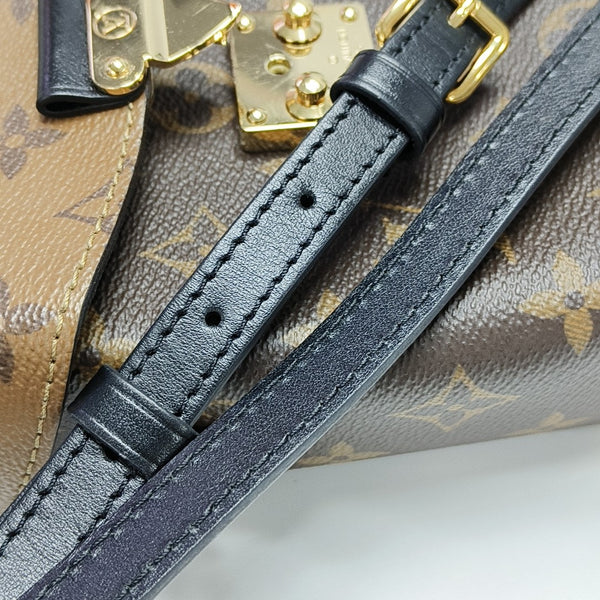 CAMERA BOX Monogram Coated Canvas Brown