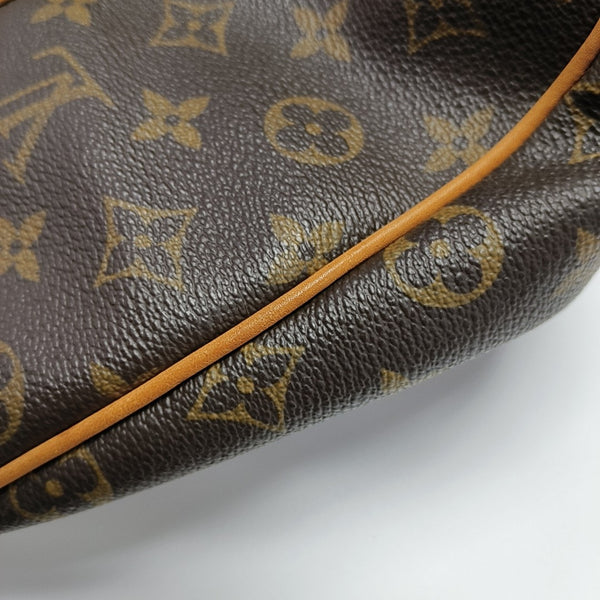 GALLIERA PM Monogram Coated Canvas Brown