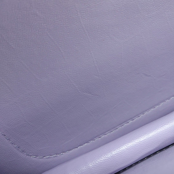 Calfskin Shoulder Bag Purple
