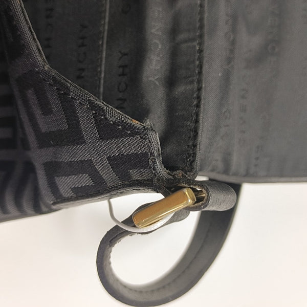 Canvas Top Handle Bag Black