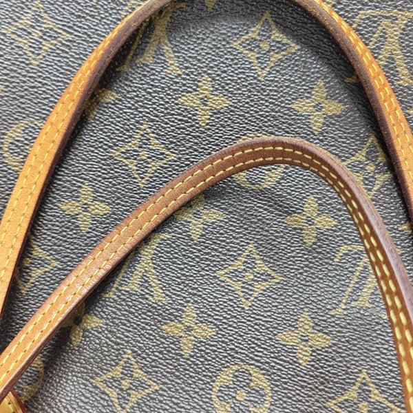 NEVERFULL MM Monogram Coated Canvas Brown